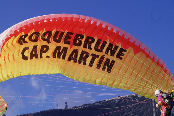 Parapente biplace : Roquebrune Cap Martin