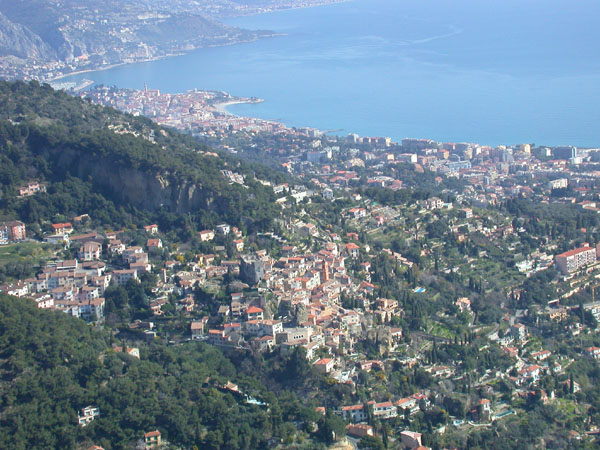 Roquebrune village.