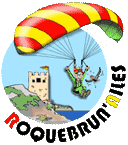 The paragliding club of Roquebrune Cap Martin (French Riviera)