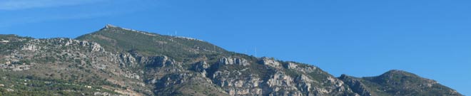 Free Flying Site of  Roquebrune Cap Martin (French Riviera)