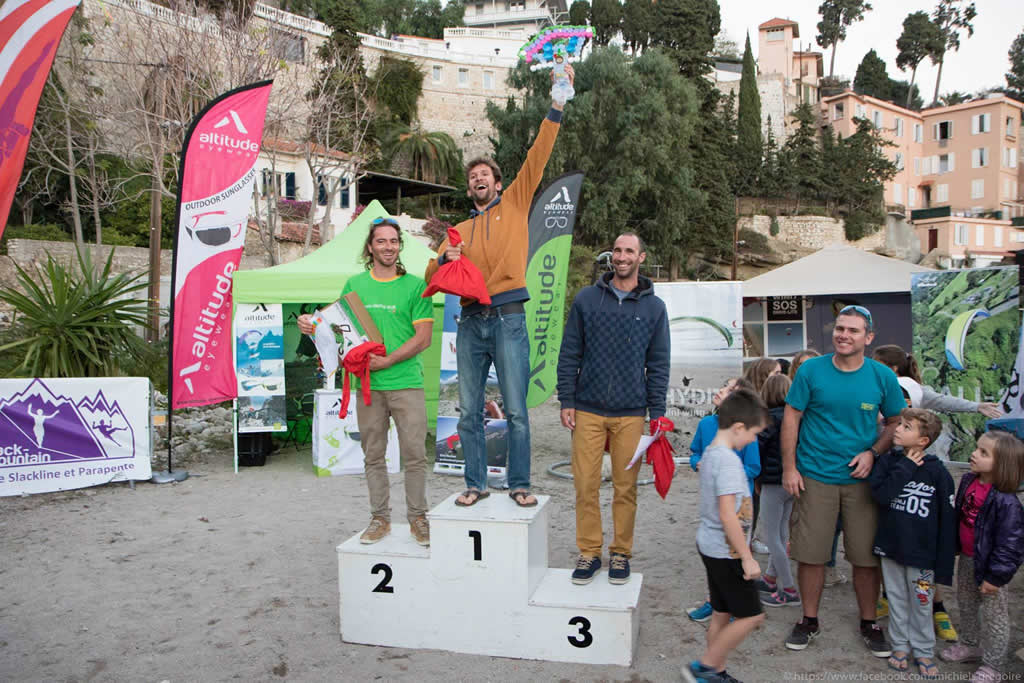 Podium amicale Roq'Acro parapente voltige 2016
